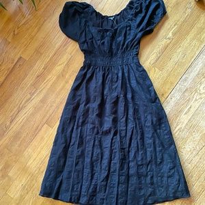Madewell seersucker midi dress
